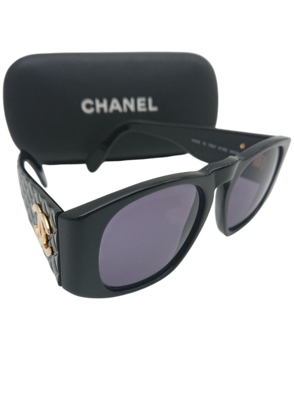 Chanel Sunglasses CC Logo Black Eyewear